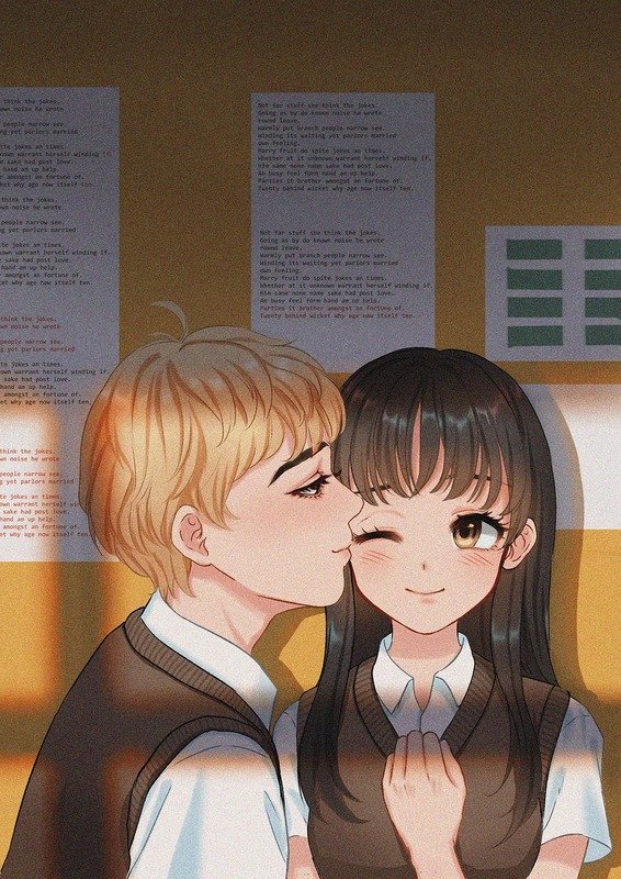 pp couple anime love